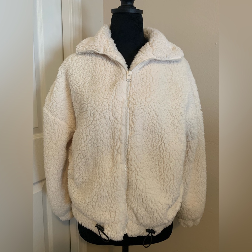 Fleece Serpa collared jacket